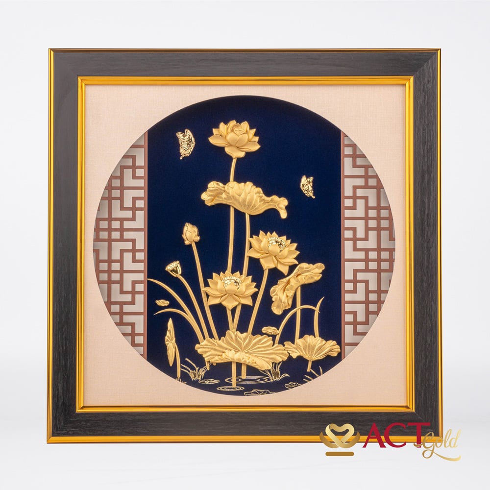 Tranh dát vàng - Quà Tặng Dát Vàng - Công Ty TNHH Q&V